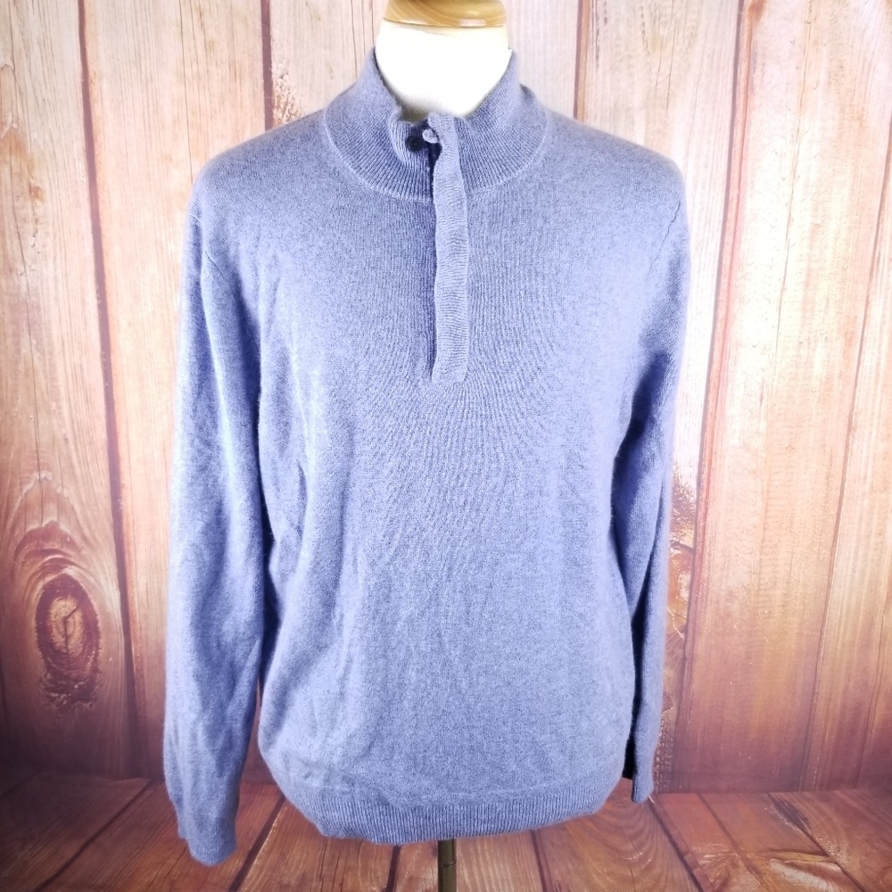 Monte Rosso 1/3 Zip Cashmere Sweater B142
